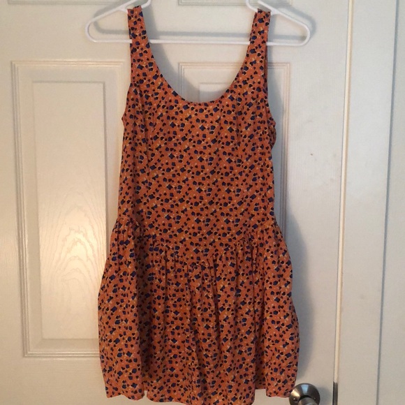 h.i.p. Orange Pattern Dress; size s - Picture 2 of 4